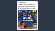 Commissione europea: la casa è una priorità assoluta dell’Ue