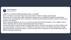 Calenda: infiltrazioni di potenze straniere nel dibattito democratico