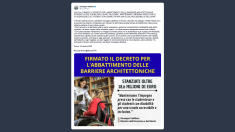 Valditara: firmato il decreto per l’abbattimento delle barriere architettoniche nelle scuole statali e paritarie