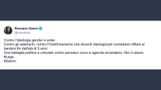 Sasso: contro l’ideologia gender e woke Contro gli asterischi e l’indottrinamento dei docenti ideologizzati