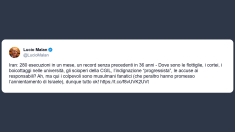 Malan: in Iran 280 esecuzioni in un mese Dove sono le flottiglie?