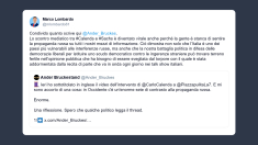 Lombardo: italiani stanchi della propaganda russa su tutti i nostri mezzi di informazione