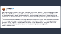 Malan: nuove circostanziate informazioni su una rete terroristica internazionale diffuse dal Mossad