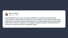 Costa: il vero obiettivo di certi giornali e trasmissioni non è il Garante ma la privacy