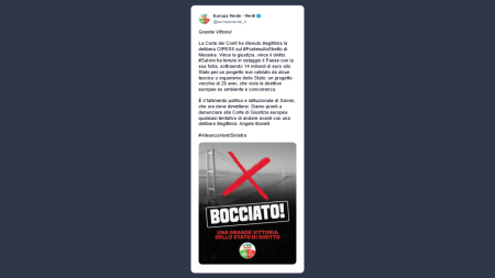 Bonelli su illegittimità del Ponte sullo Stretto: Salvini si dimetta