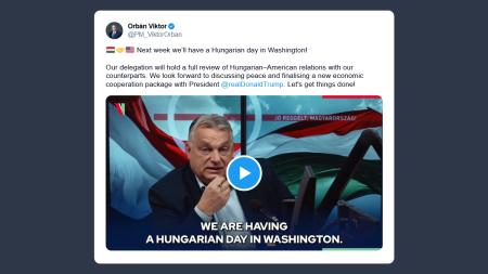 Orbán: la nostra delegazione terrà una revisione completa delle relazioni con gli Usa