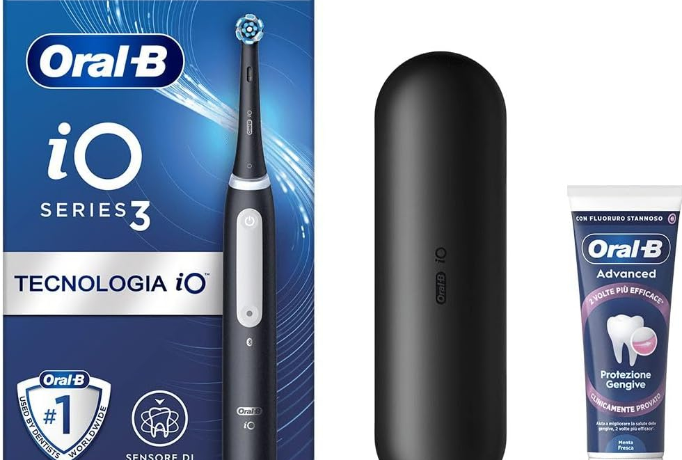 Spazzolino elettrico Oral-B iO 3 a metà prezzo su Amazon (fino al 19 novembre)