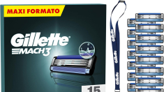 Lamette Gillette Mach3 In sconto su Amazon il pack da 15