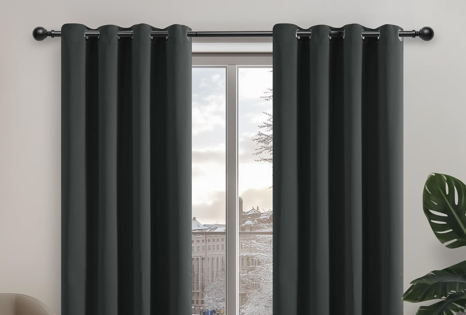 Tende oscuranti “grigio fumo” in sconto su Amazon