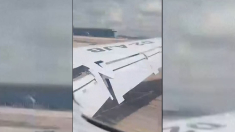 L’aereo con il ministro del Congo esce di pista e prende fuoco dopo il violento atterraggio, nessun ferito