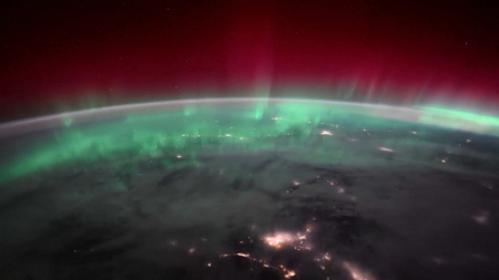 Astronauta Nasa immortala spettacolari aurore boreali