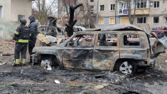 Attacco missilistico russo a Balaklija uccide tre persone