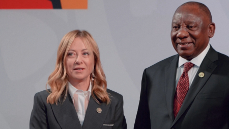 Giorgia Meloni al vertice G20 in Sudafrica