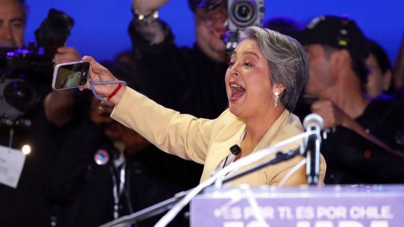 Jeannette Jara , candidata presidenziale membro del Partito Comunista. REUTERS/Rodrigo Garrido