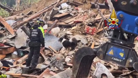 Maltempo in Friuli, due dispersi dopo il crollo di abitazioni