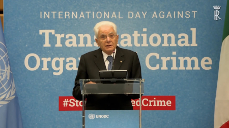 Mattarella all’Onu ricorda Falcone e Borsellino