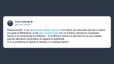 Calenda: c’è un problema di libertà di stampa o di stampa libera?
