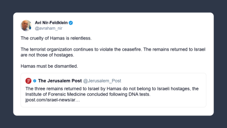 Ambasciatore israeliano: i resti non appartengono agli ostaggi