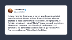 Malan: chi tutt’ora affama e depreda la popolazione di Gaza è Hamas