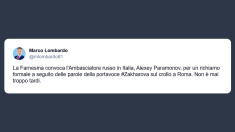 Lombardo: richiamo formale all’Ambasciatore russo dopo i commenti su Roma