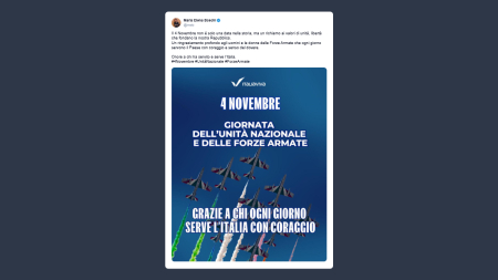 Boschi: onore a chi ha servito e serve l’Italia