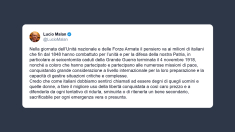 Malan sulla Giornata dell’Unità nazionale