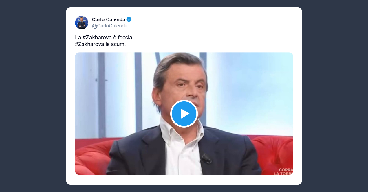 Calenda: i russi deportano i bambini ucraini e ammazzano i civili