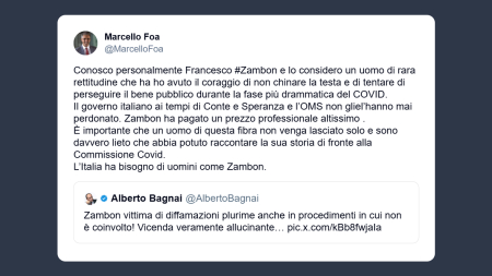 Marcello Foa: l’Italia ha bisogno di uomini come Zambon