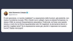 Caiazza sulla separazione delle carriere: perché vi opponete con questo furore?