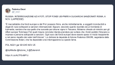 Onori: è inaccettabile che fondi del Pnrr finiscano a oligarchi russi
