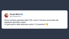 Meloni: nuovo sciopero generale della Cgil contro il Governo