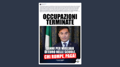 Sasso sulle occupazioni scolastiche: i responsabili paghino il conto