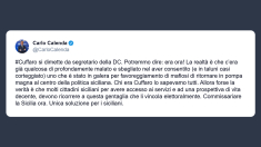Calenda: Cuffaro si dimette da segretario della DC