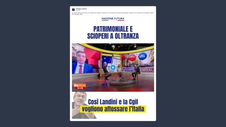 Giubilei contro Cgil: scioperi e tasse sui patrimoni affosserebbero l’Italia