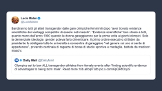 Malan: bandiranno tutti gli atleti transgender dalle gare olimpiche femminili