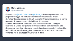 Lombardo: sulle minacce ibride serve consapevolezza