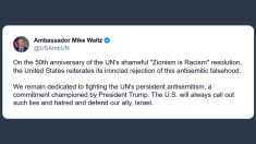 Mike Waltz: Usa impegnati a contrastare l’antisemitismo persistente dell’Onu