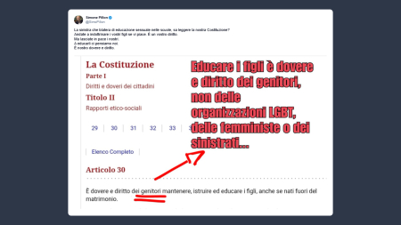 Pillon: educare i figli è dovere e diritto dei genitori