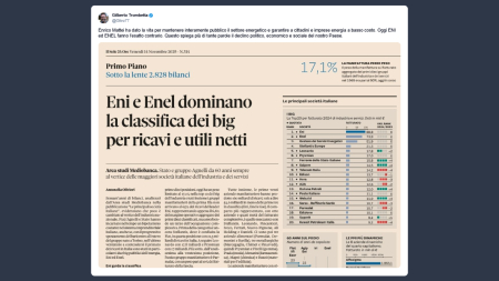 Trombetta: Mattei diede la vita per l’energia pubblica a basso prezzo, oggi Eni e Enel fanno l’opposto