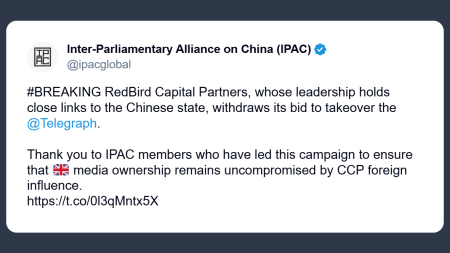 Ipac: Redbird Capital Partners ritira l’offerta per l’acquisizione del Telegraph