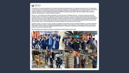 Urso: dal primo gennaio la nuova Transizione 5.0