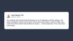 Sybiha: solidarietà alla Polonia per il sabotaggio alle ferrovie