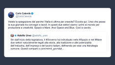 Calenda: Urso passa la sua giornata tra convegni e tavoli