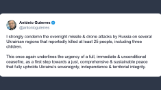 Guterres: condanno gli attacchi russi