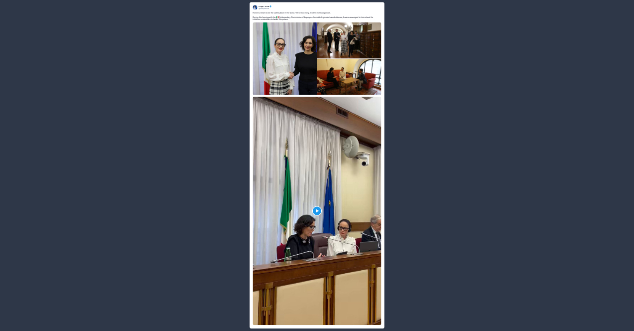 Lahbib: logia le iniziative italiane contro il femminicidio