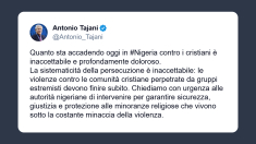 Tajani: inaccettabile la persecuzione sistematica dei cristiani in Nigeria