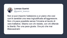 Guerini: no a un piano di pace che equivale a resa