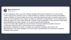 Piantedosi: ieri sera a Bologna consueta inaccettabile violenza