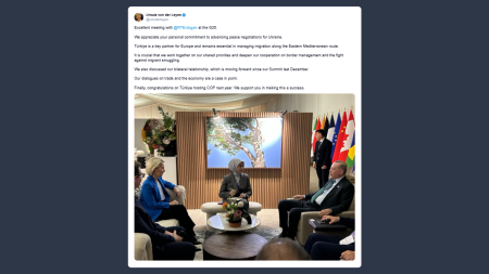 La Von der Leyen si spertica in lodi per la Turchia