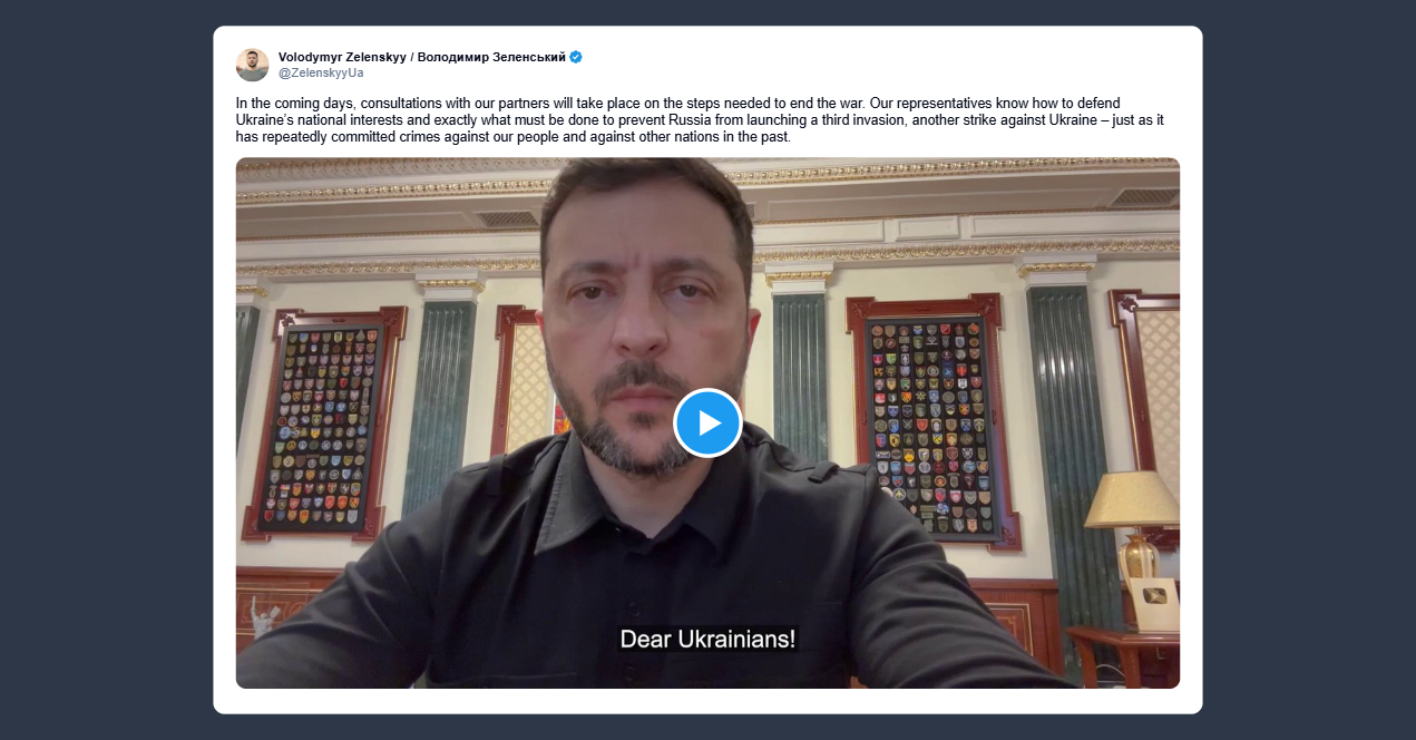 Zelensky: impedire alla Russia di sferrare una terza invasione